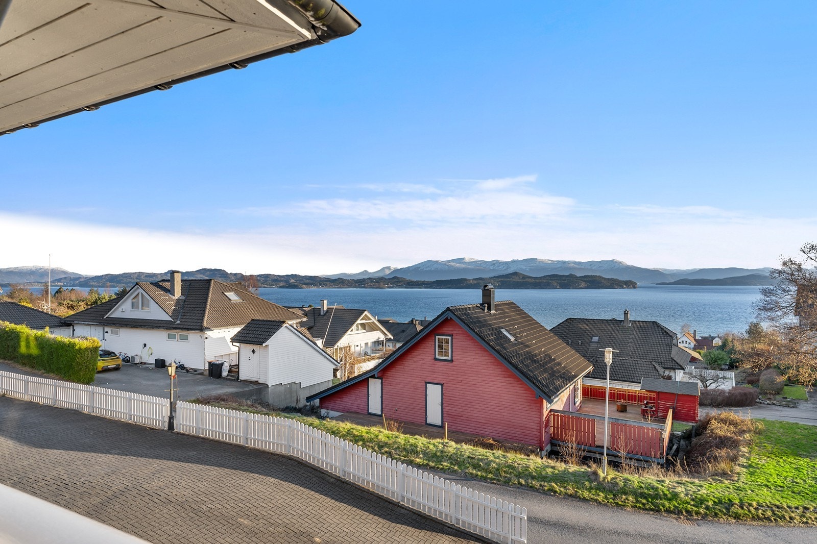 Balkong med utsikt Galleribilde