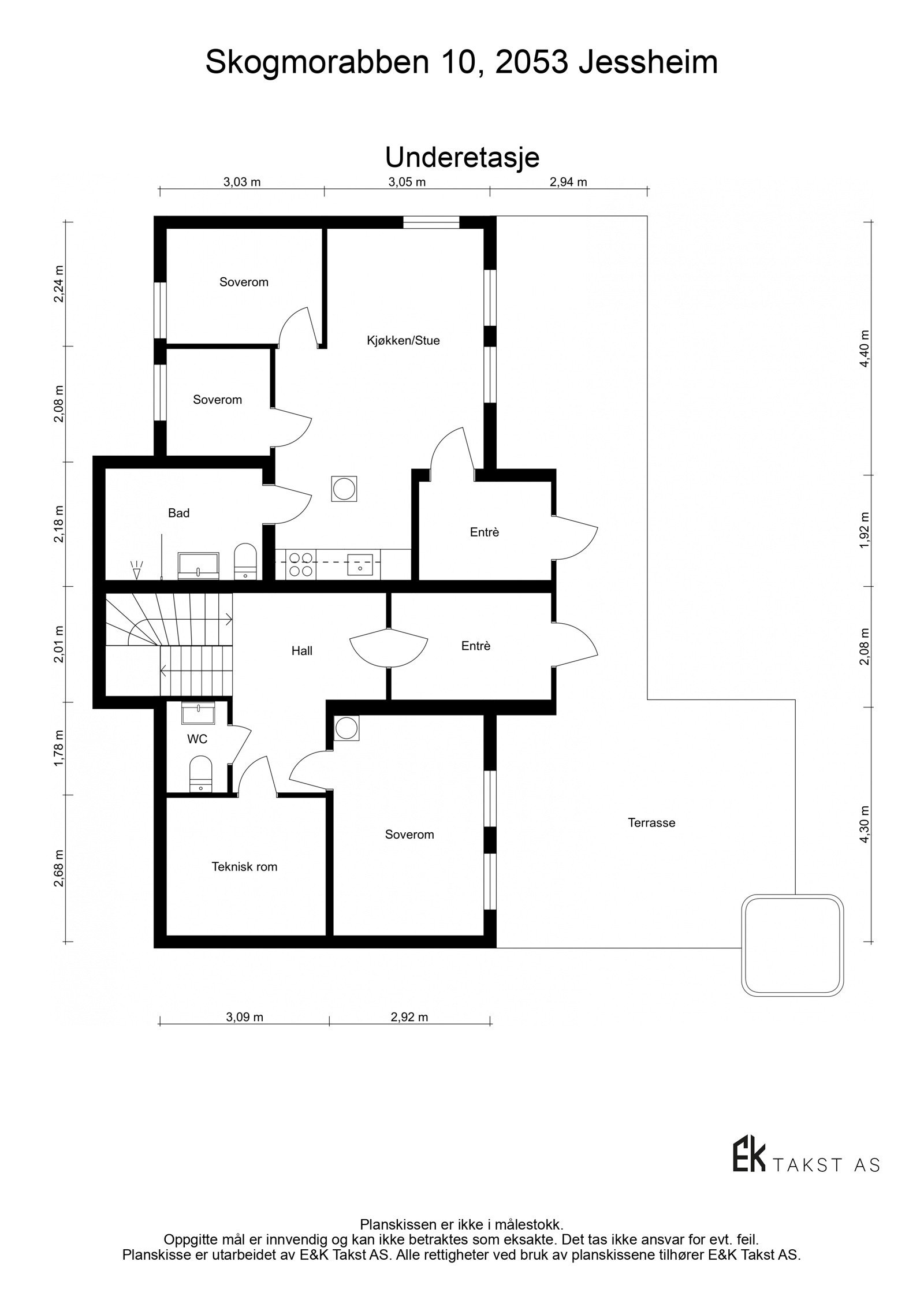 Plantegning - U. etasje Galleribilde