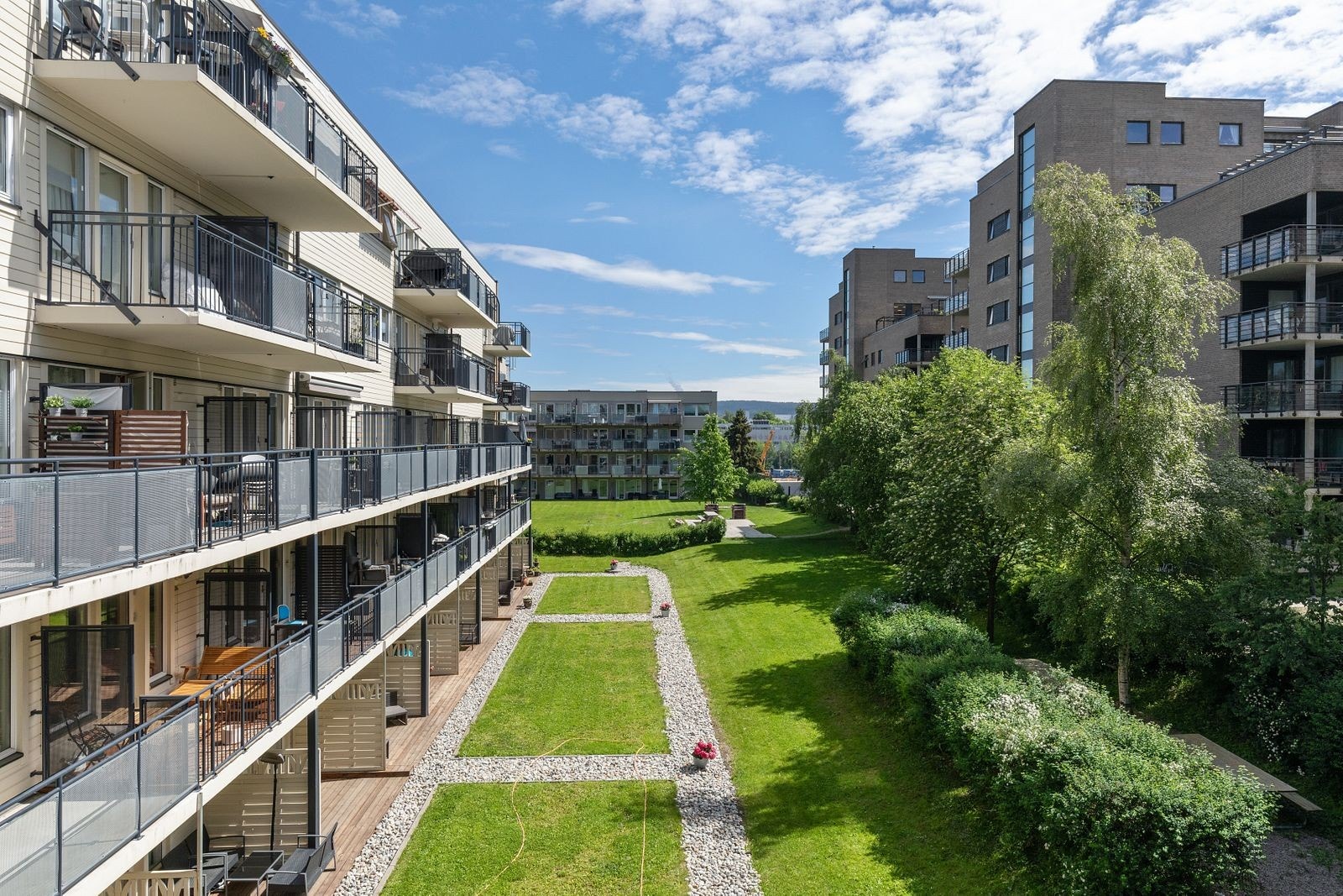 Pent opparbeidet fellesareal. Galleribilde