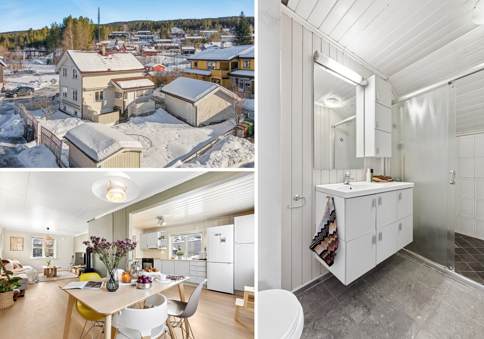 Tina Ulseth Myrvang i EiendomsMegler 1 ønsker velkommen til Hadelandsvegen 817 (Foto: EFKT/Paul Smith) Galleribilde