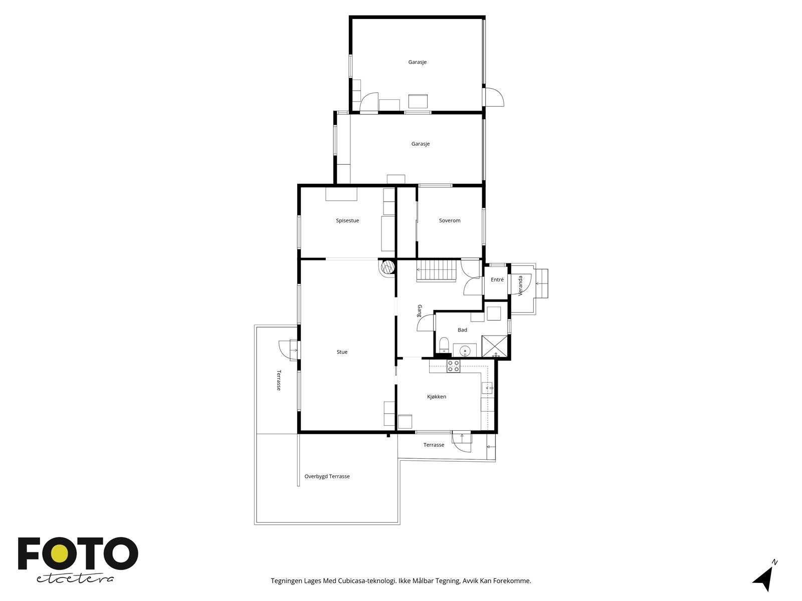 Veiledende plantegning - Ikke målbar Galleribilde