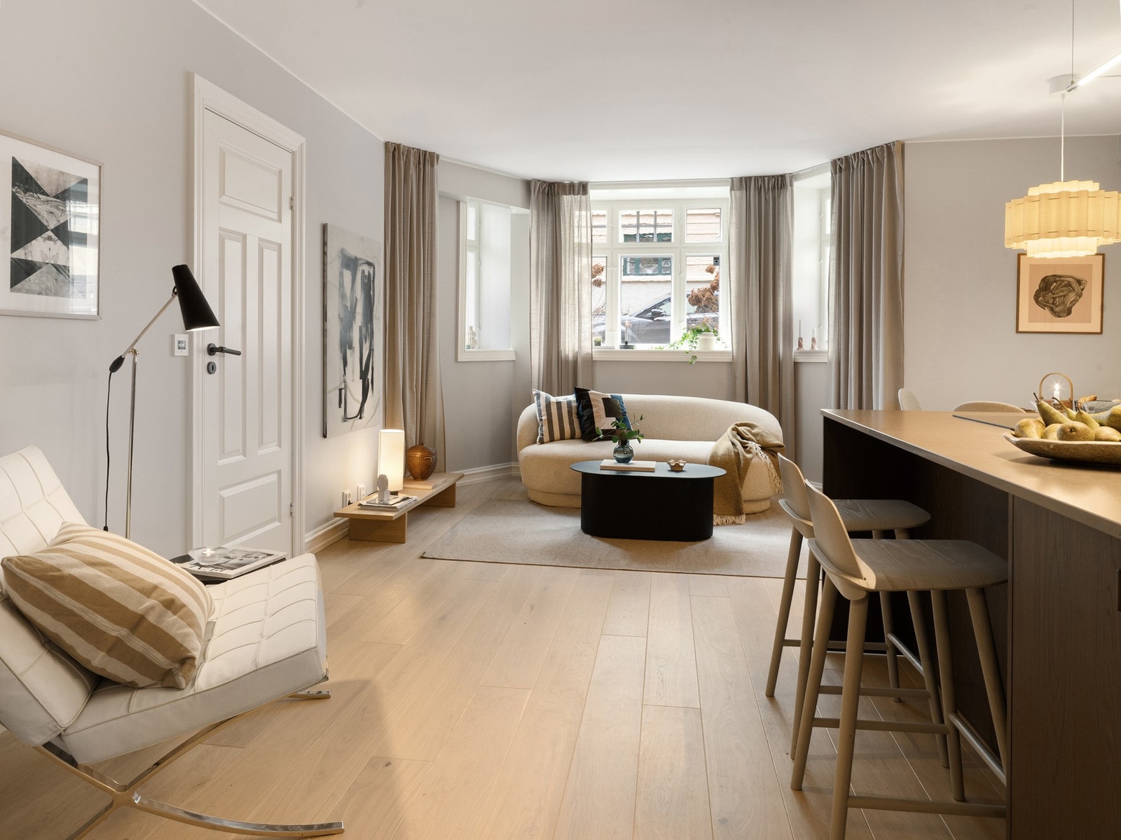 1-stavs eikeparkett. Galleribilde