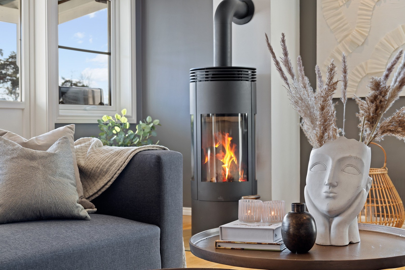 Flott peisovn Galleribilde