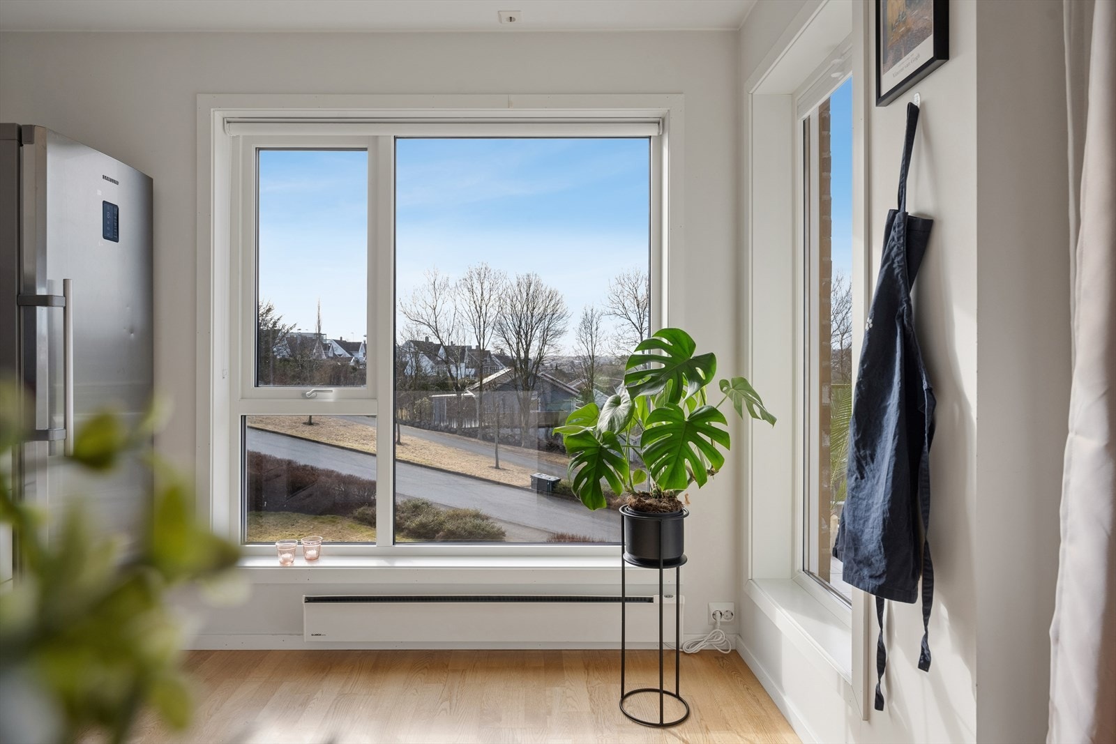 Til og med fra kjøkkenet har man en utsikt som er upåklagelig. Galleribilde