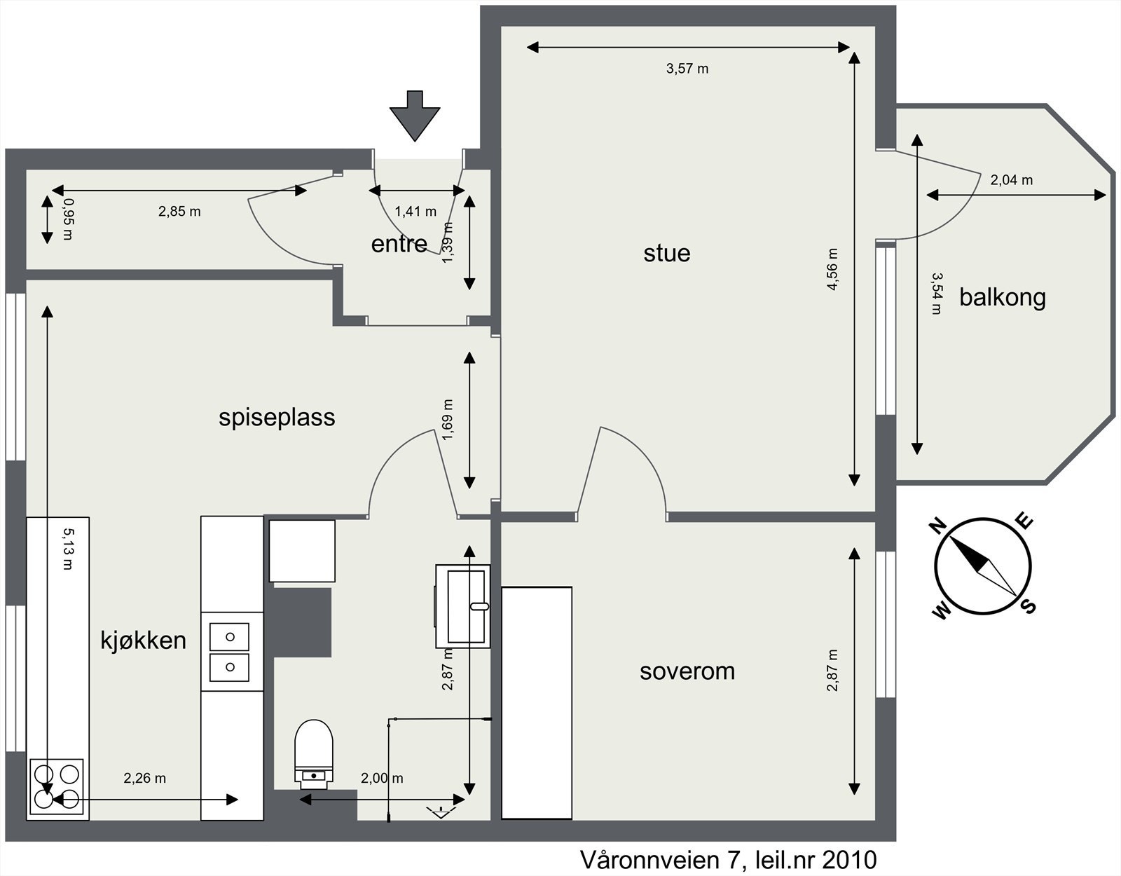 Plantegning. Galleribilde