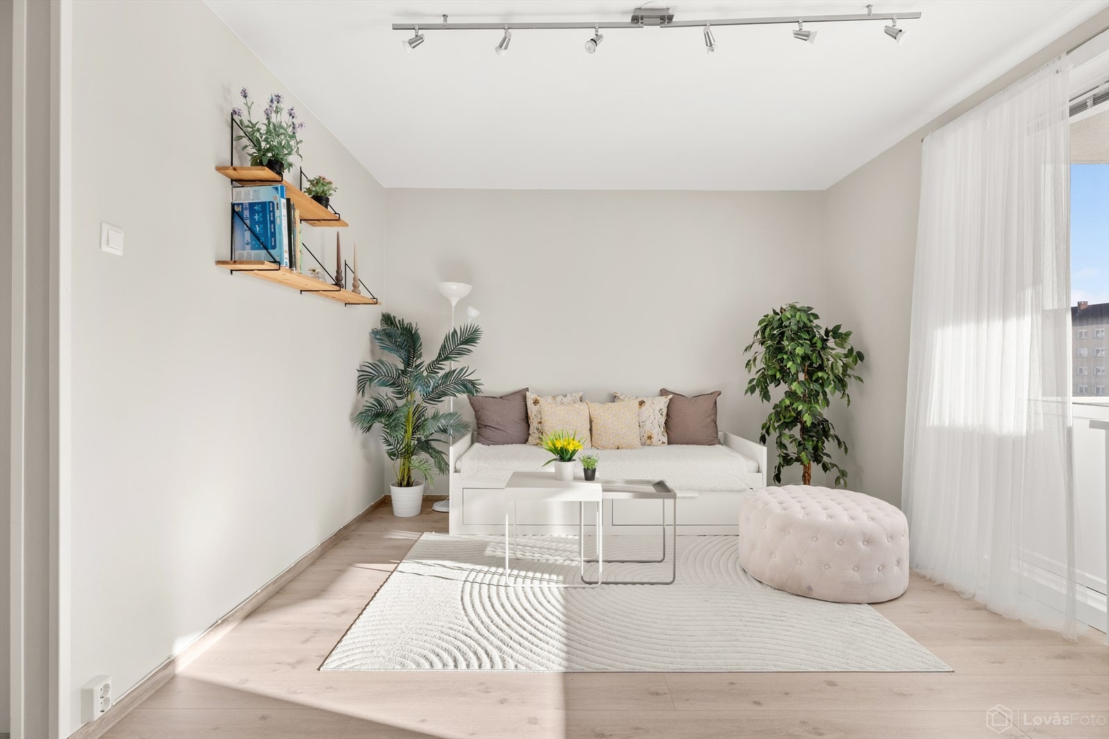 Moderne og lune fargevalg gir en god atmosfære. Galleribilde