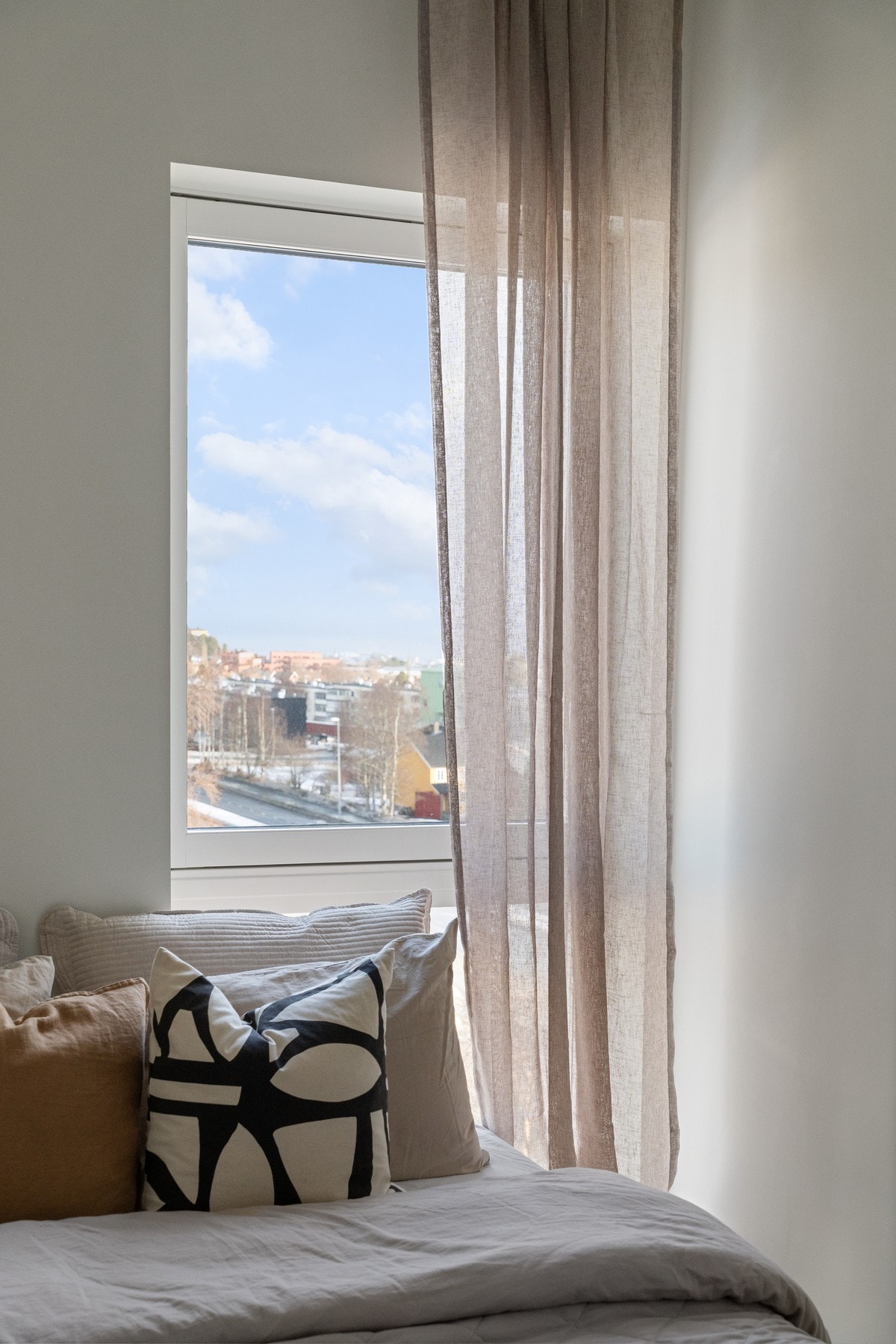 Fin utsikt også fra soverommet. Galleribilde