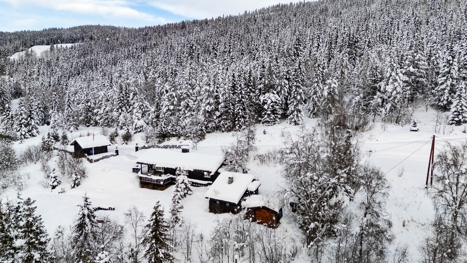 Hytta er bygd i 1972 Galleribilde