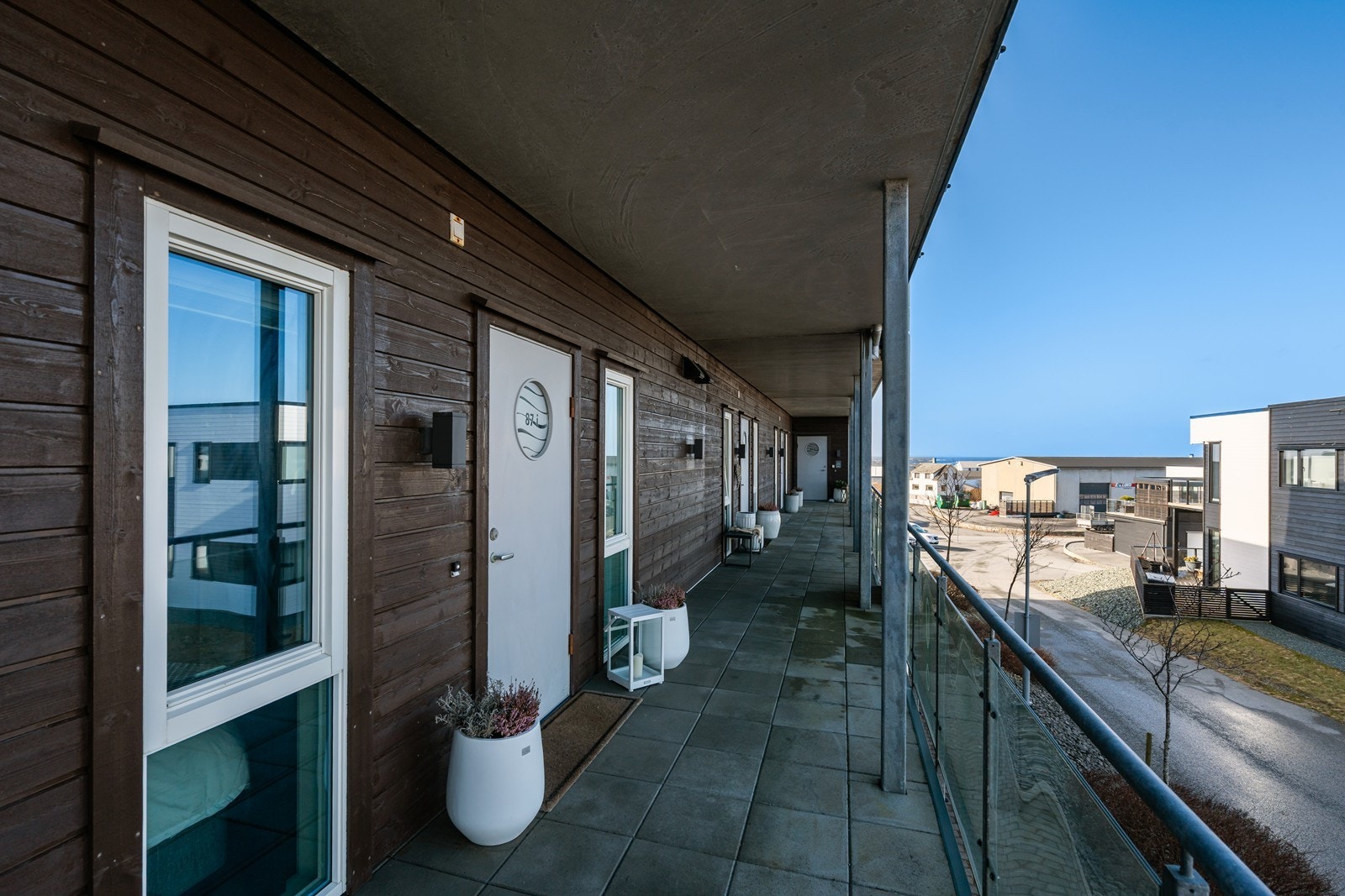 Inngangspartiet til leiligheten. Galleribilde