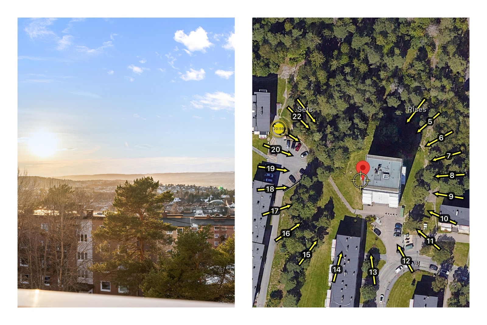 De gode solforholdene kombinert med fritt og luftig utsyn gjør at sommerdagene kan nytes til det fulle. Galleribilde