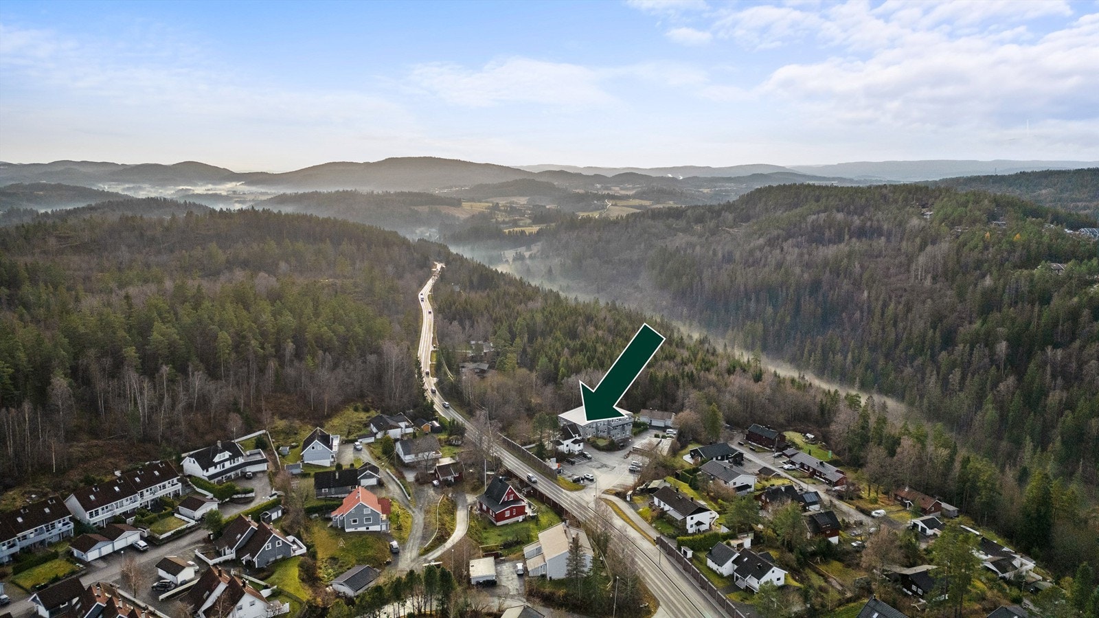 Boligen er sentralt plassert i Heggedal, Askers satsingsområde. Galleribilde