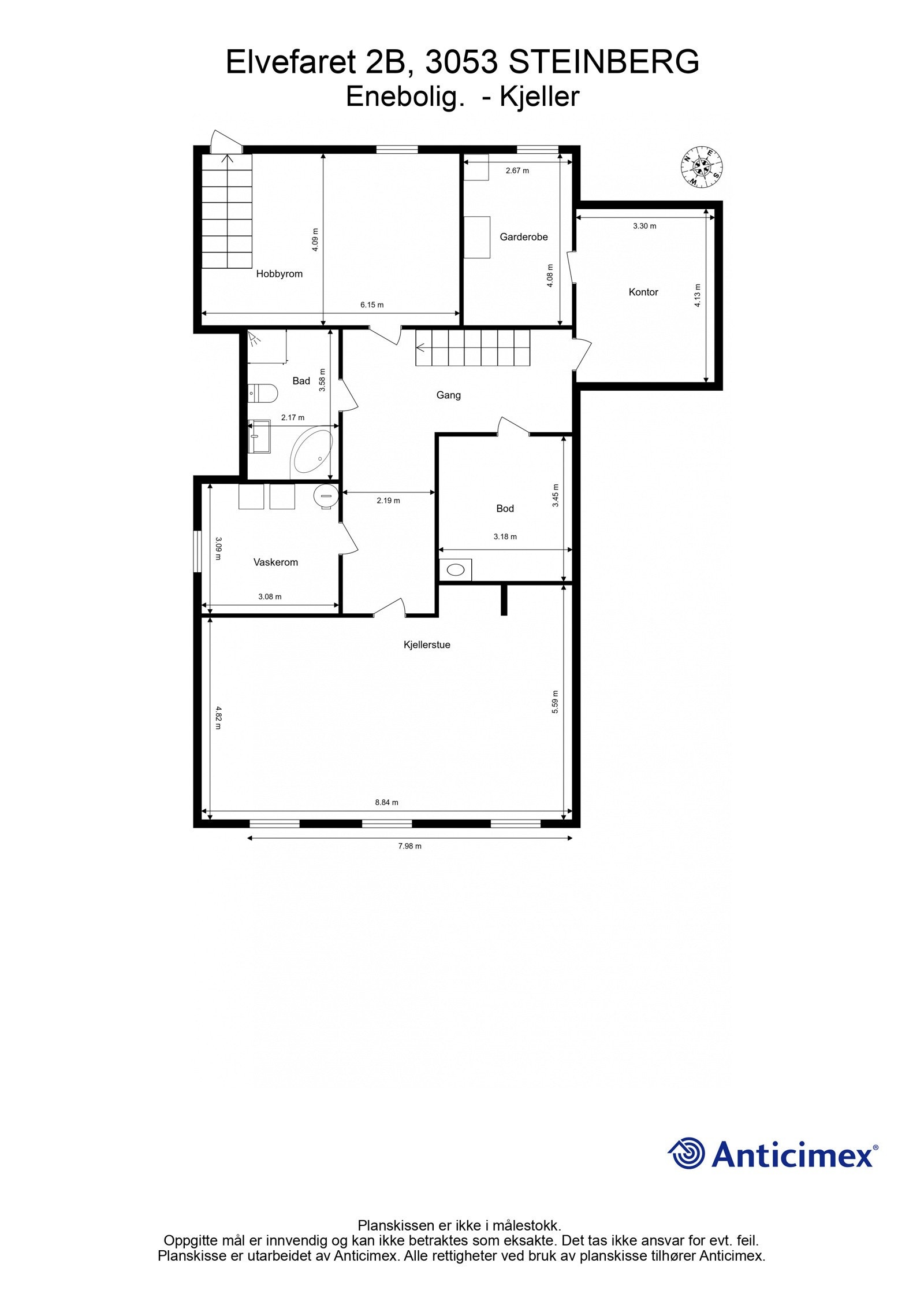 Plantegning Kjeller Galleribilde