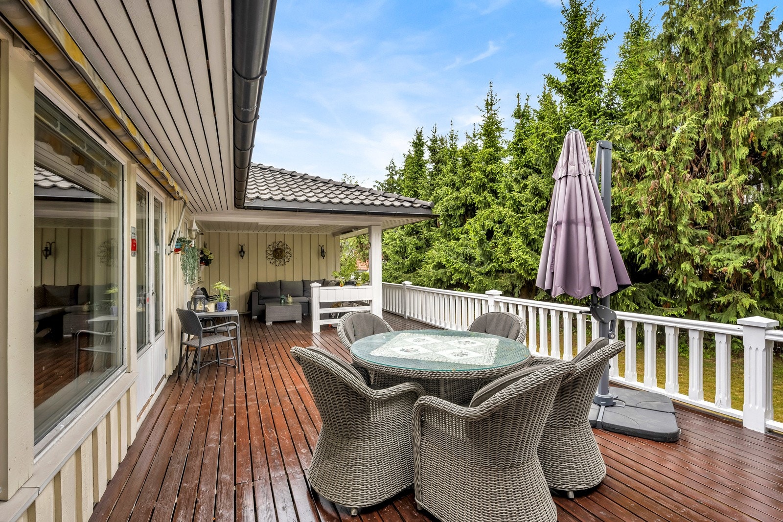 Terrasse på ca. 73 m² Galleribilde