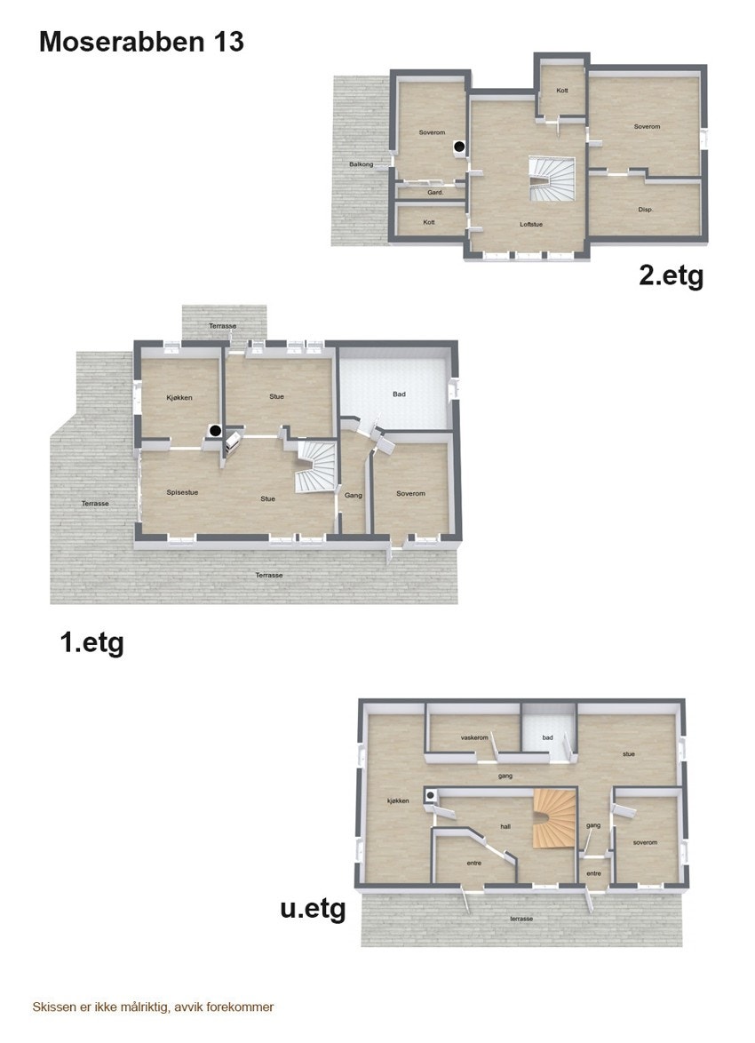 Plantegning oversikt Galleribilde
