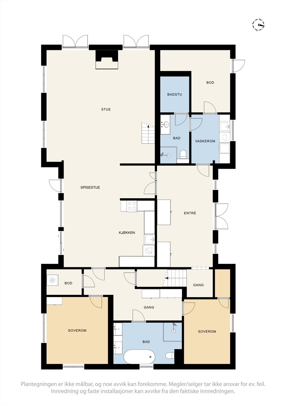 Plantegninger- hovedplan. Galleribilde