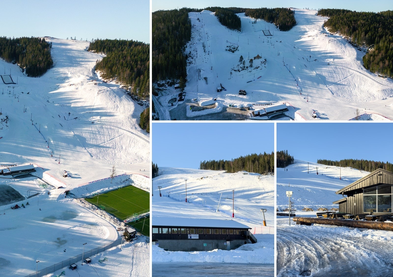 Marikollen om vinteren. Et naturlig samlingspunkt for idrett og friluftsliv, og er kjent som et familievennlig anlegg med kafe, varmestue og gode fasiliteter for både trening og lek. Galleribilde