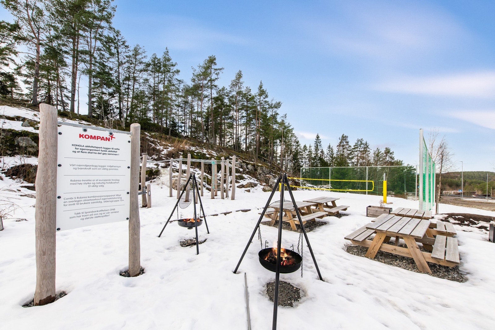 I kort gangavstand unna boligen ligger en liten aktivitetspark som driftes av Myrvoll vel Galleribilde