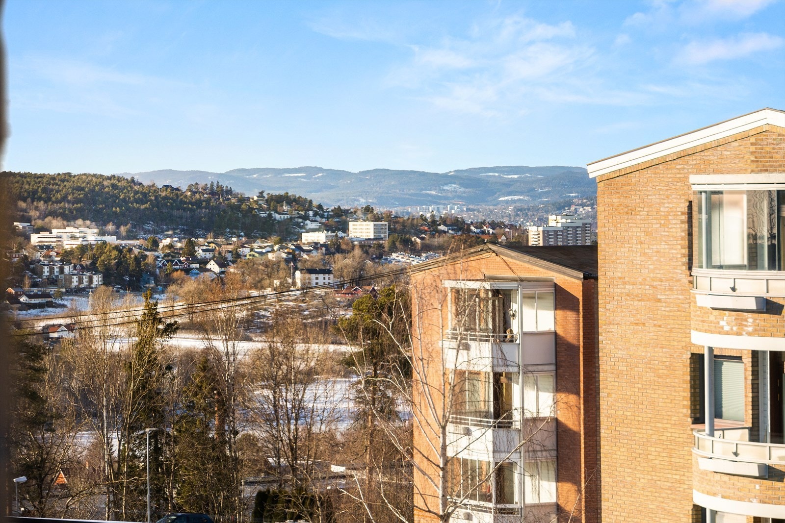 Fantastisk utsyn fra kjøkkenvinduet. Galleribilde