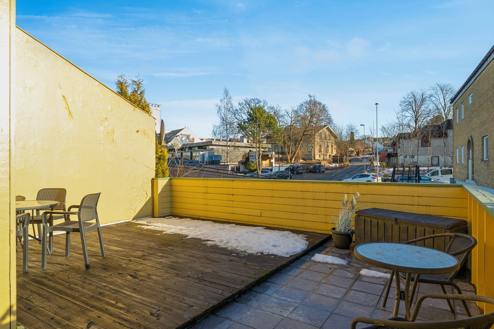 Sameiet disponerer en trivelig, felles terrasse i 3. etasje som kan benyttes av beboerne. Galleribilde