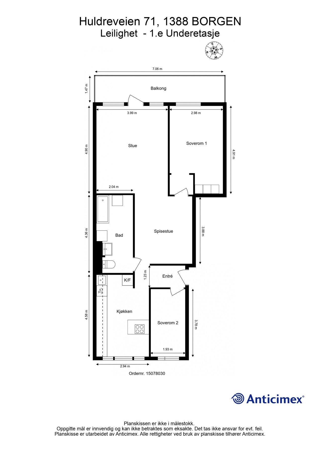 Plantegning Galleribilde