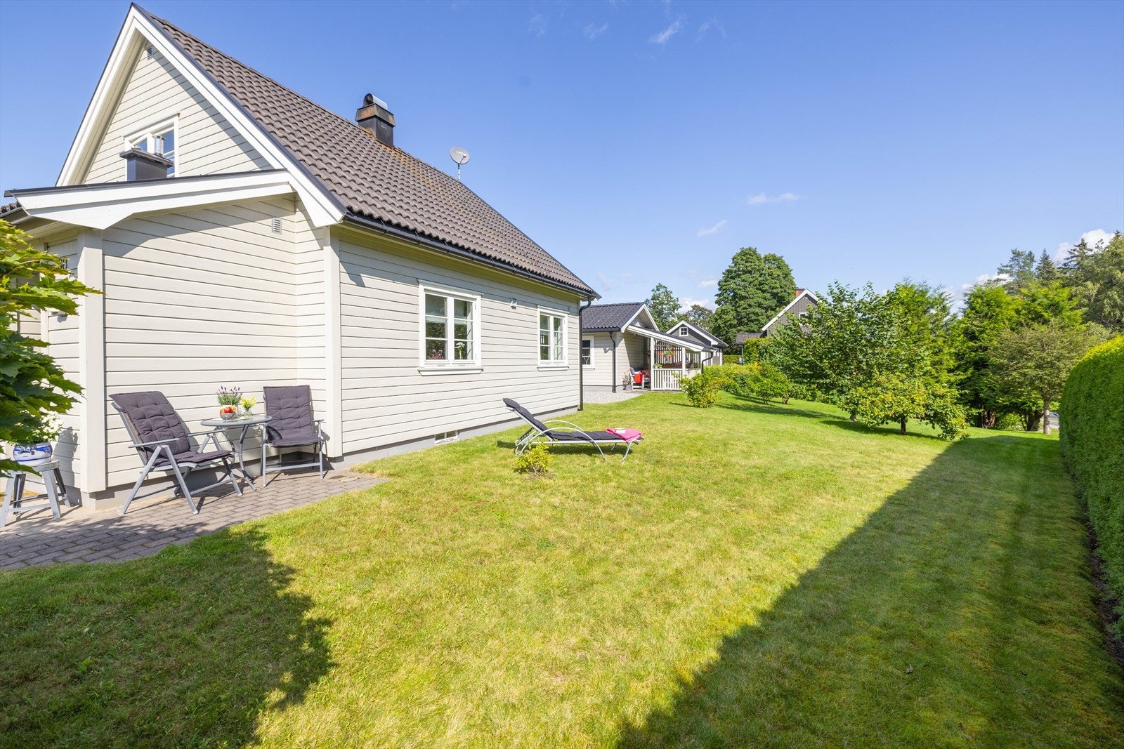 Her kan man nyte gode sommerdager. Galleribilde