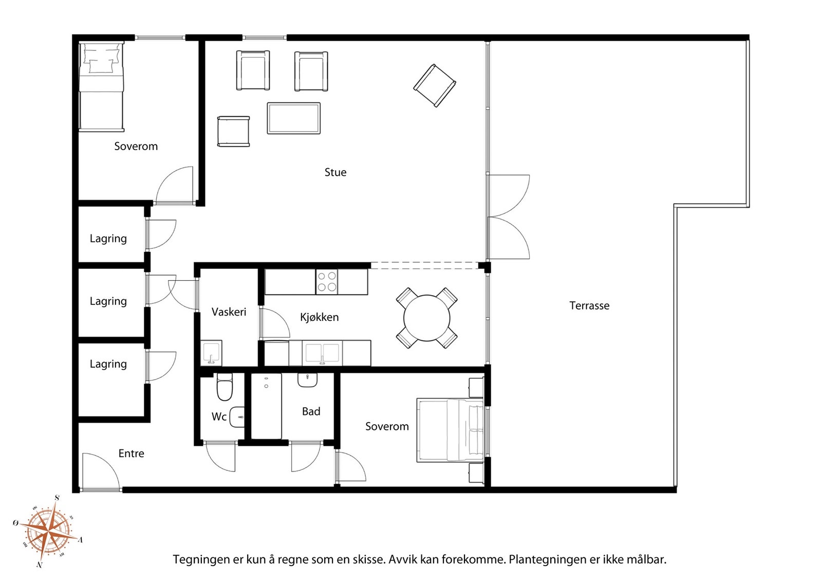Plantegning Galleribilde
