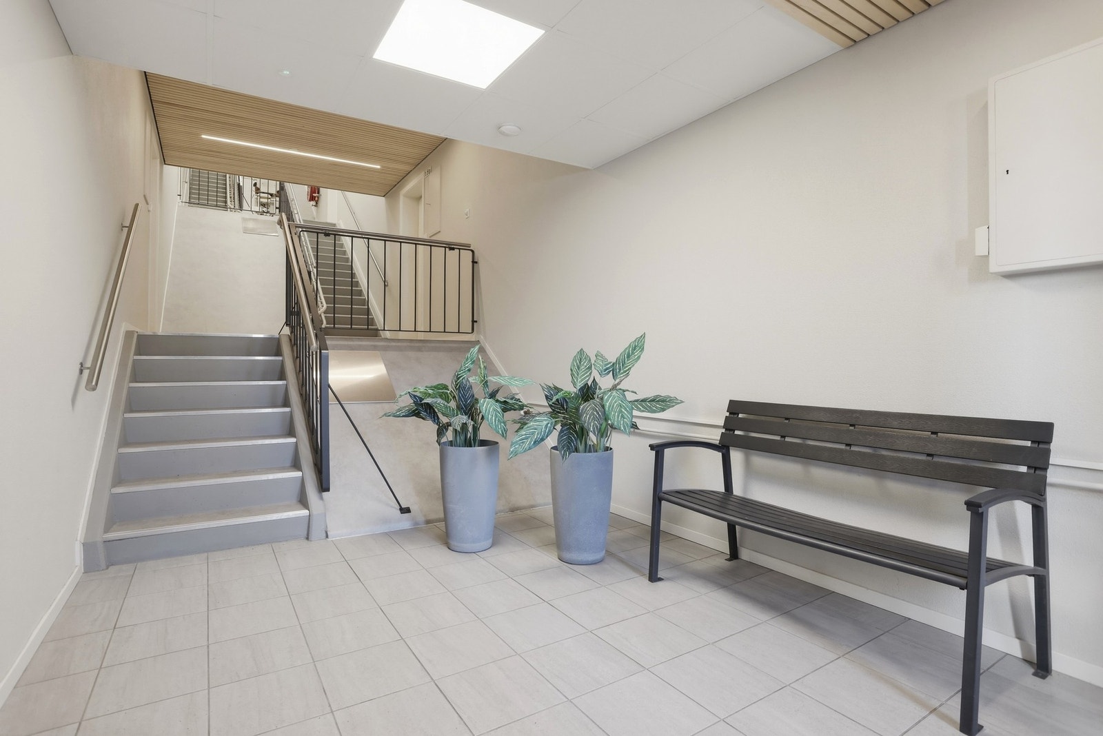 Felles inngangen til bygget Galleribilde