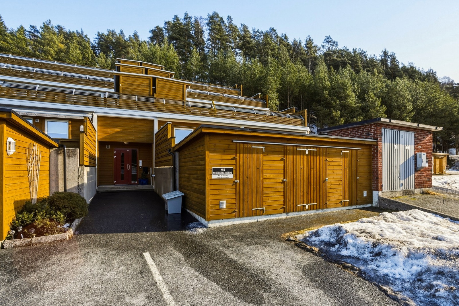 Hoved inngangen til boligene Galleribilde
