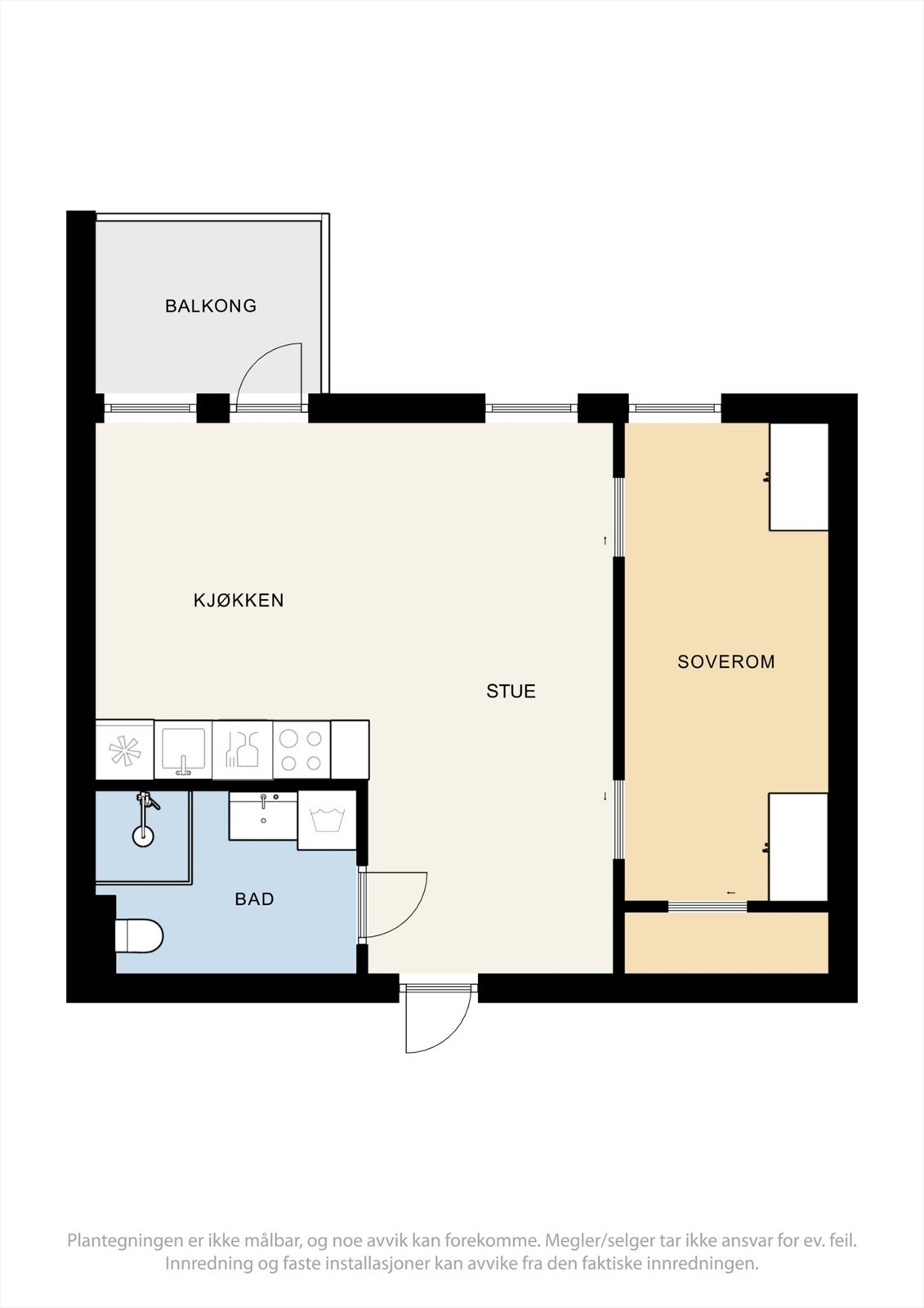 Plantegning Galleribilde