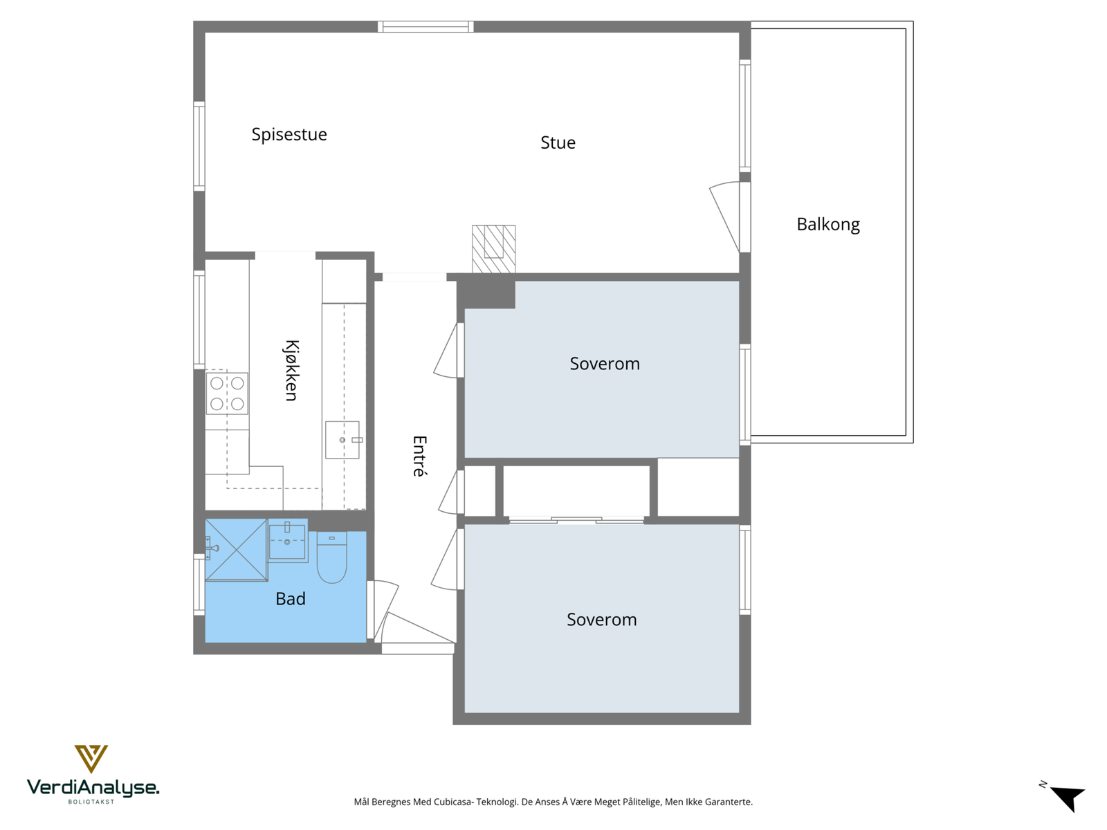 Plantegning Galleribilde