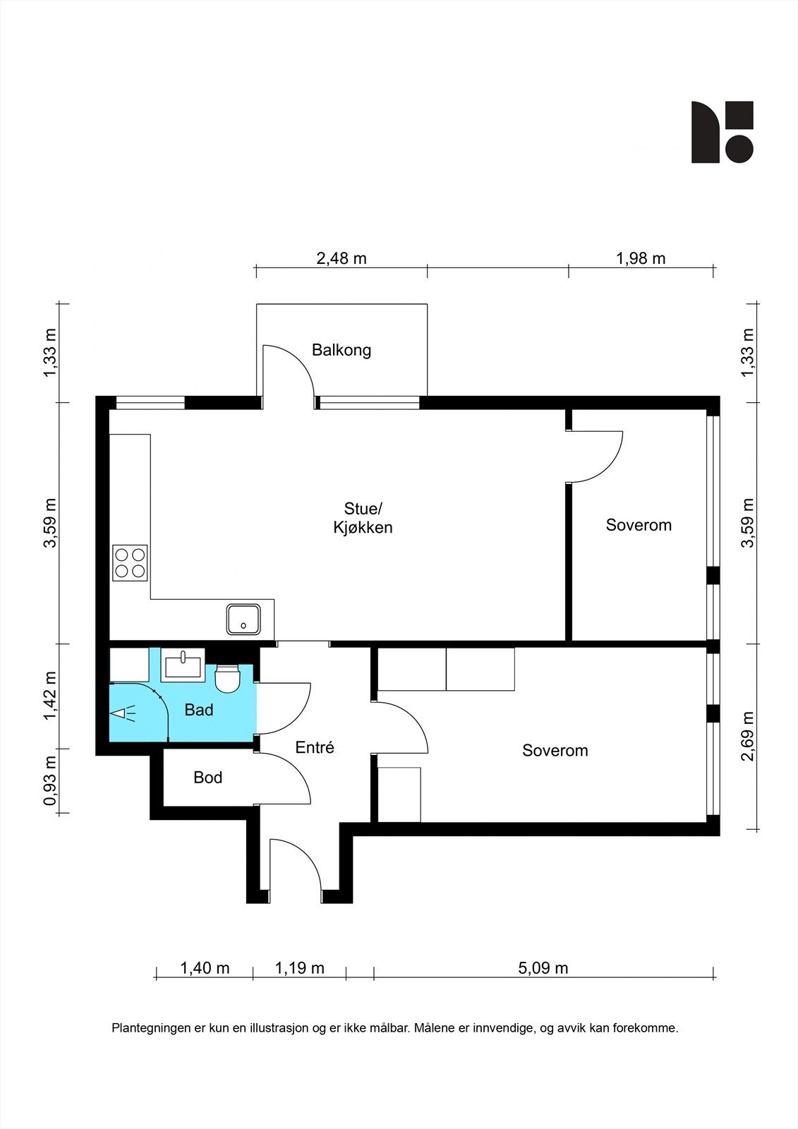 Plantegning. Galleribilde