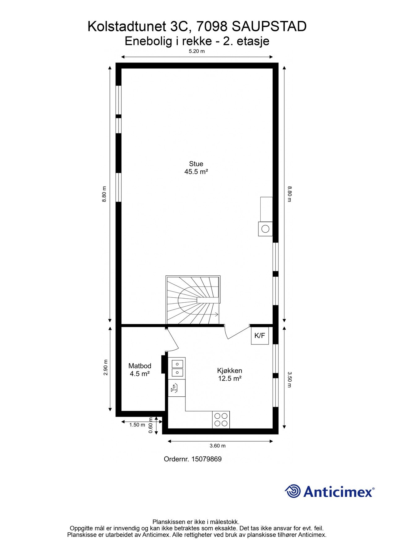 Planskisse - 2. etasje. Galleribilde