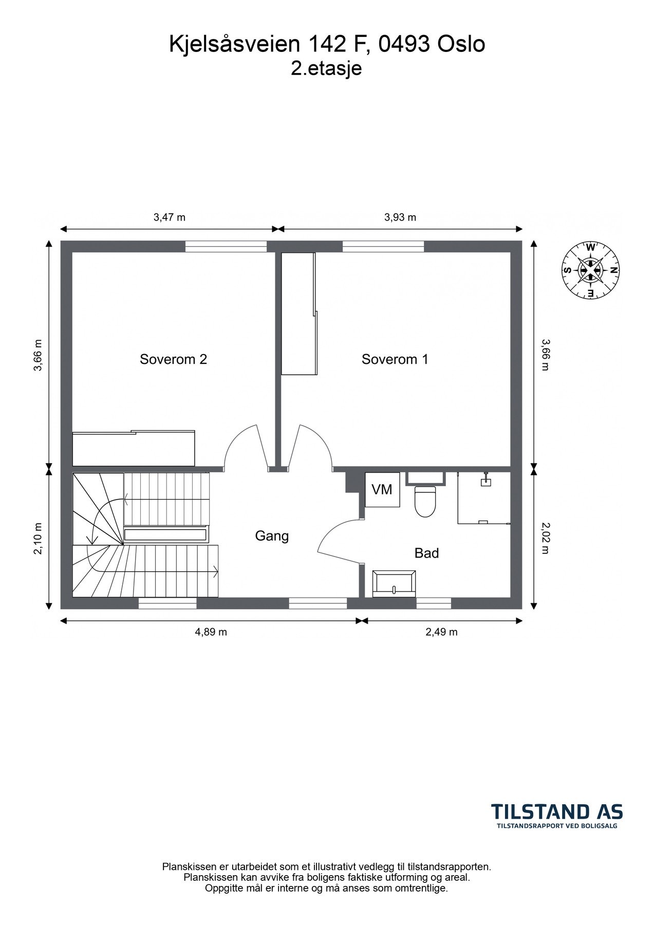 Plantegning for 2. etasje. Galleribilde