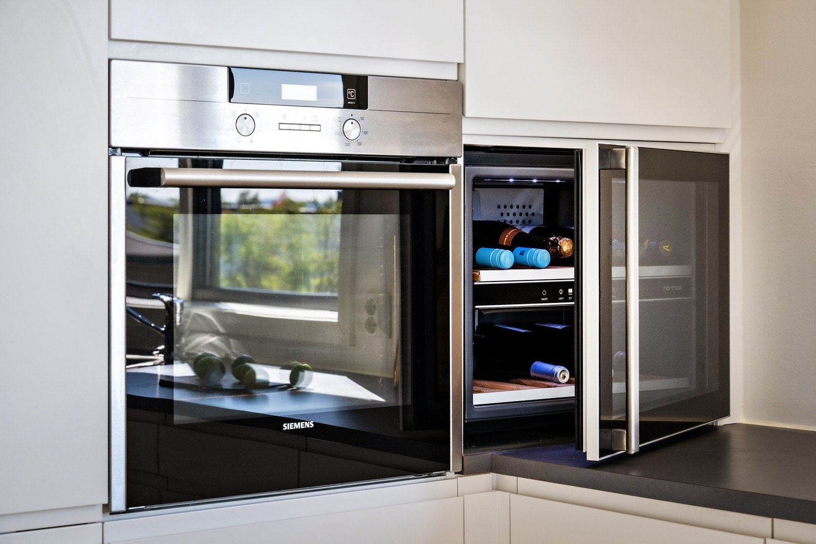 På kjøkkenet er det også installert vinskap fra Norcool. Galleribilde