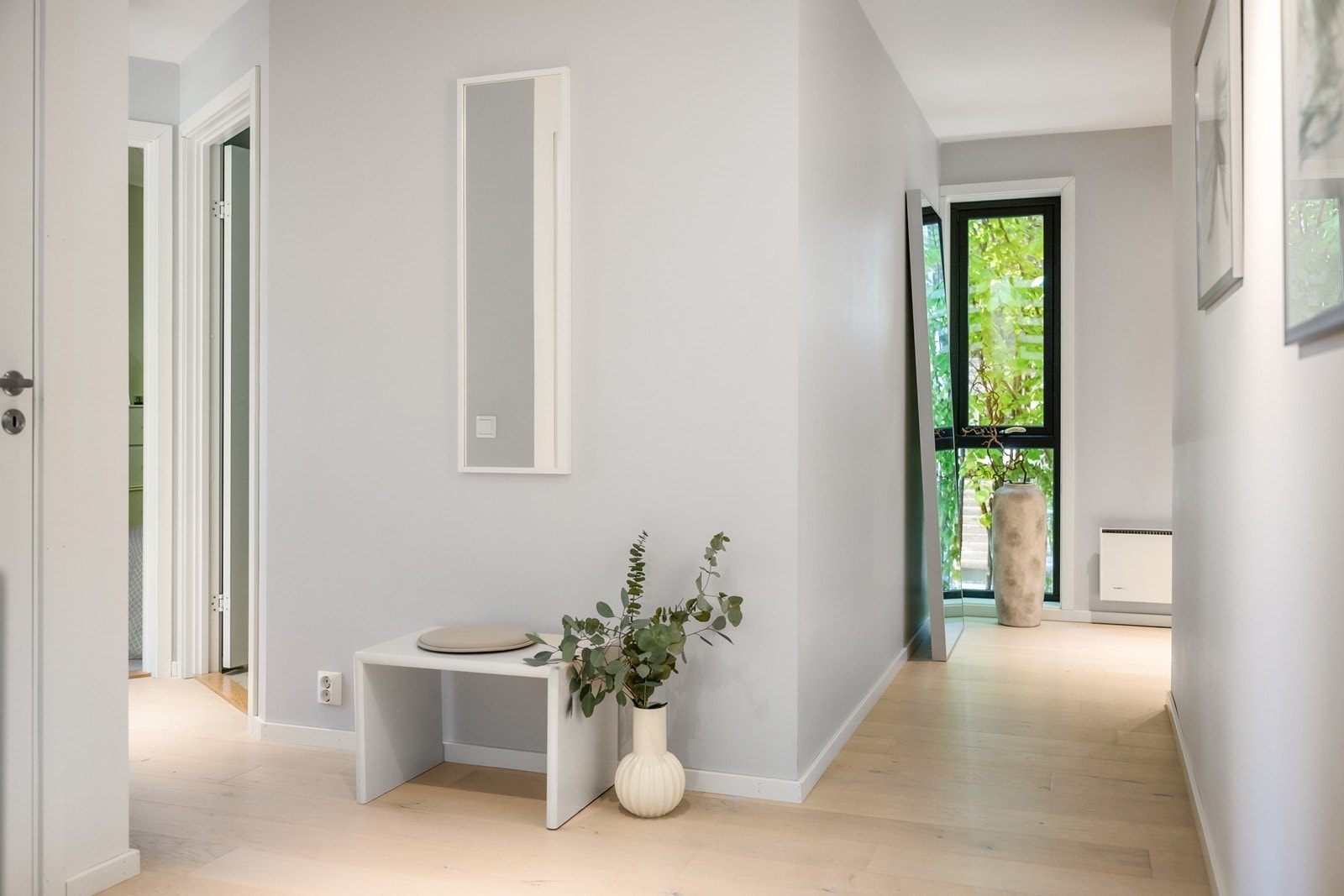 Gang mellom soverommene i 1. etasje. Galleribilde