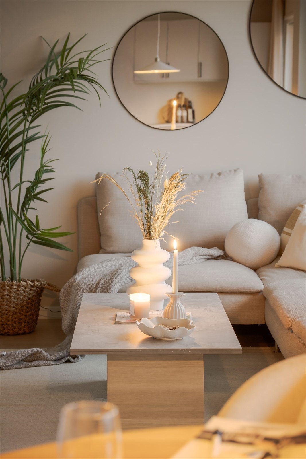 De delikate fargevalgene gir et godt utgangspunkt for innredningen. Galleribilde