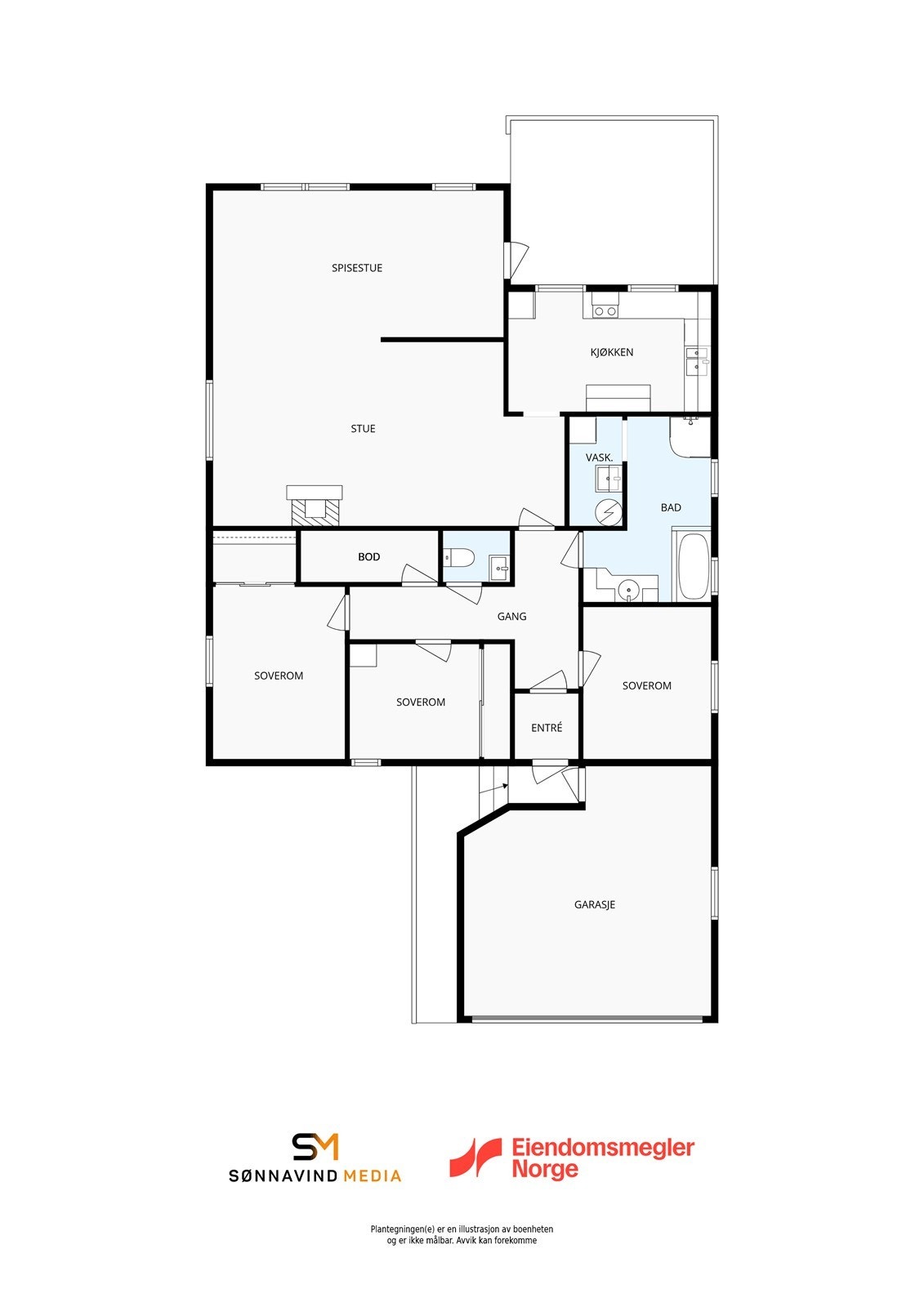 Plantegning Galleribilde