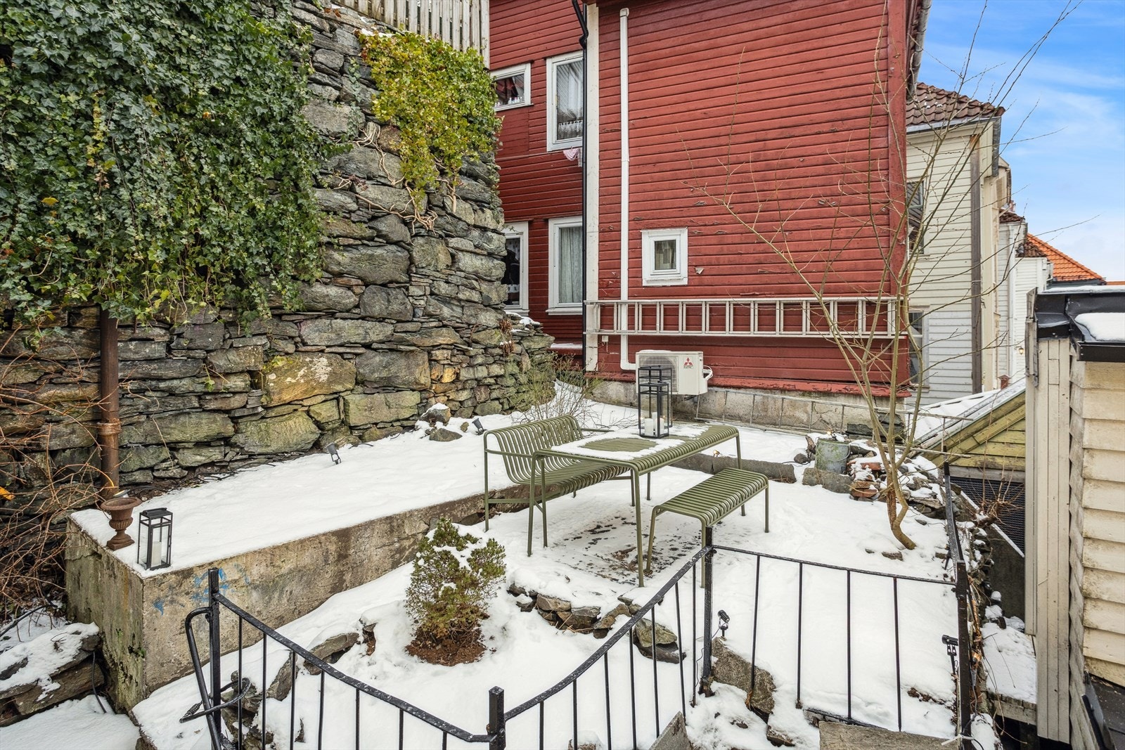 Utearealet har gode muligheter for videre tilpasning. Galleribilde