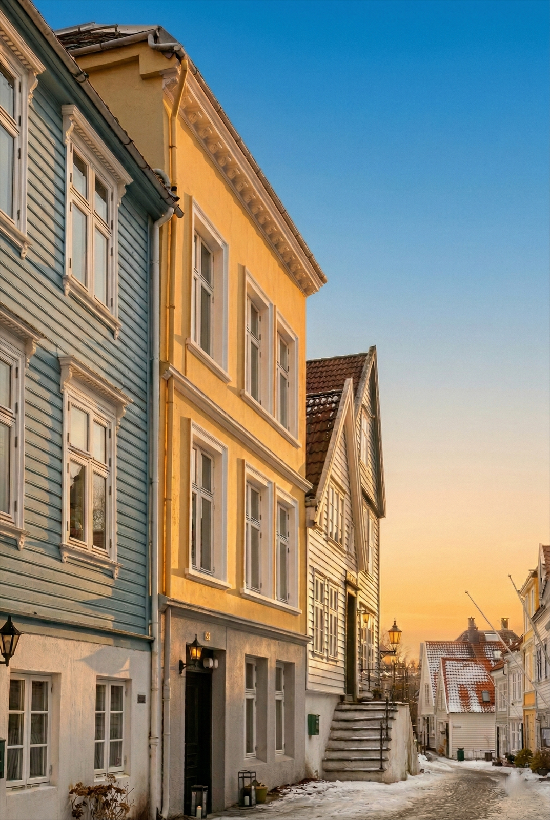 Klassisk Bergensbebyggelse i rolige og historiske omgivelser. Galleribilde