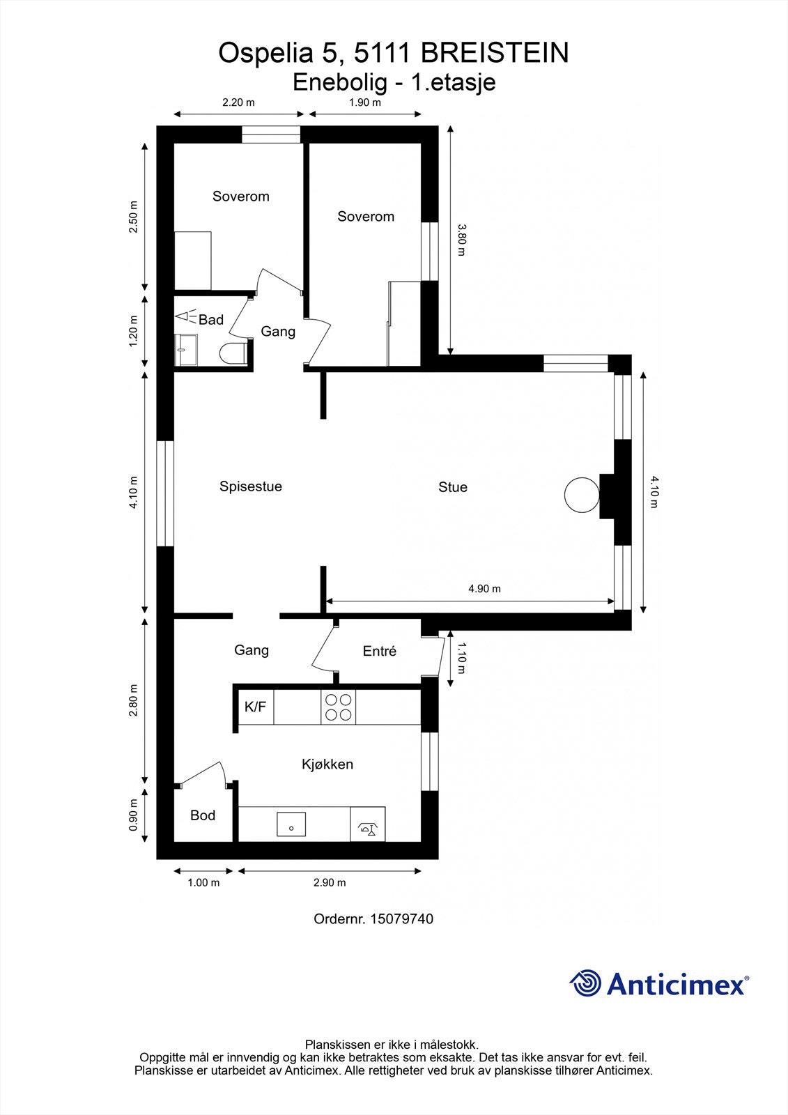 Plantegning Galleribilde