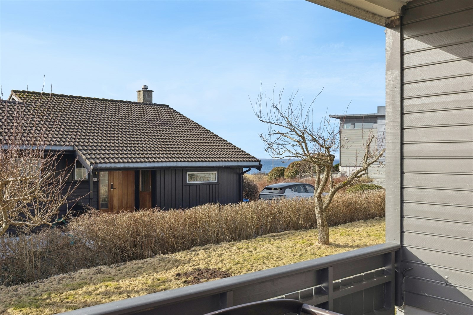 Utsikt fra terrasse. Galleribilde