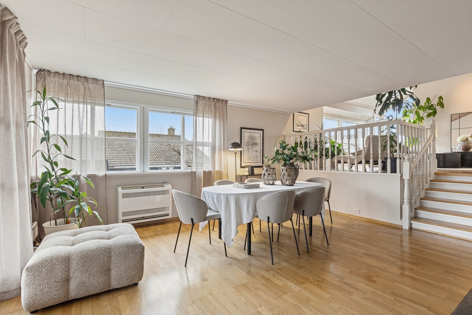 Spisestue er utstyrt med varmepumpe. Galleribilde