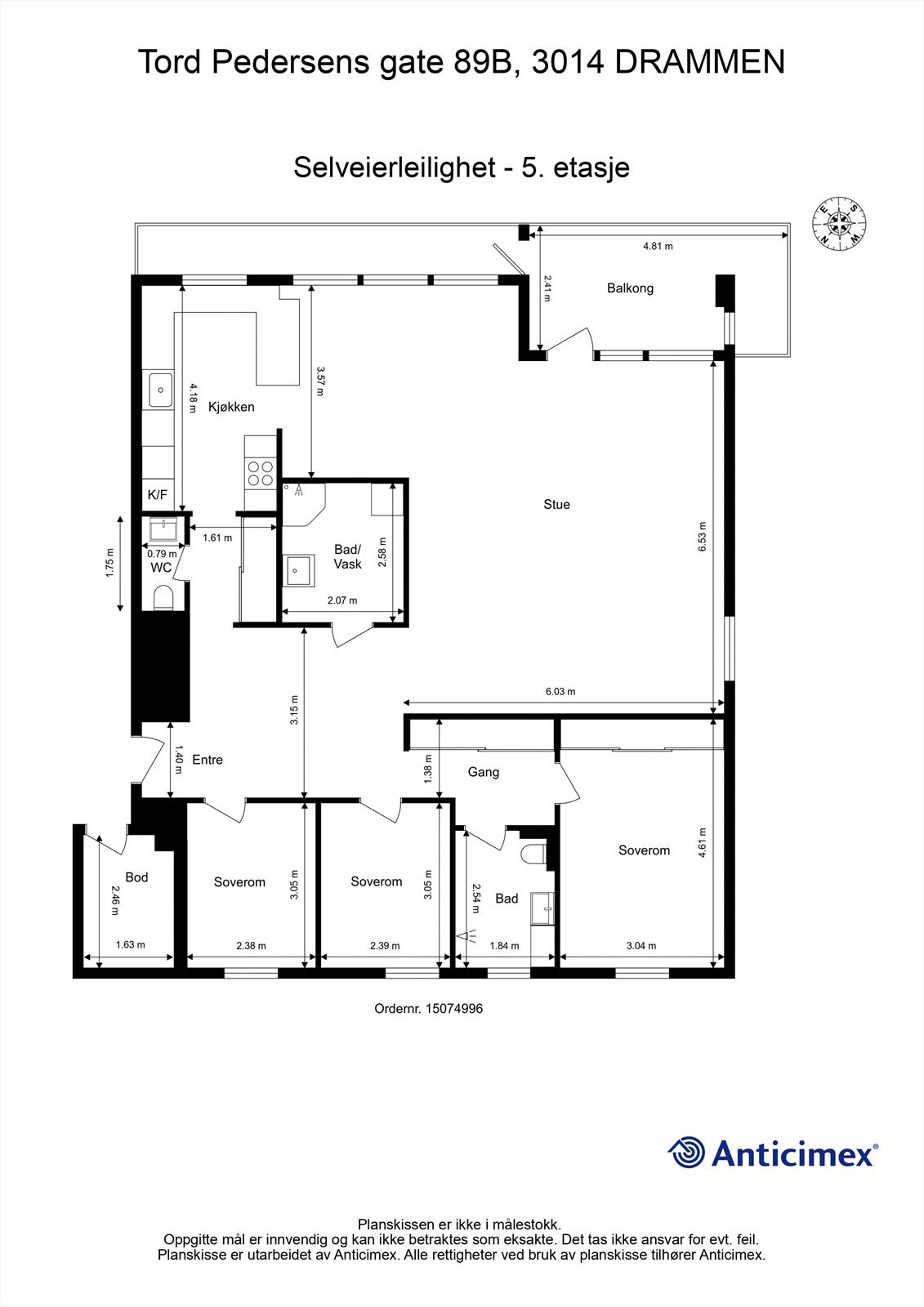 Plantegning Galleribilde