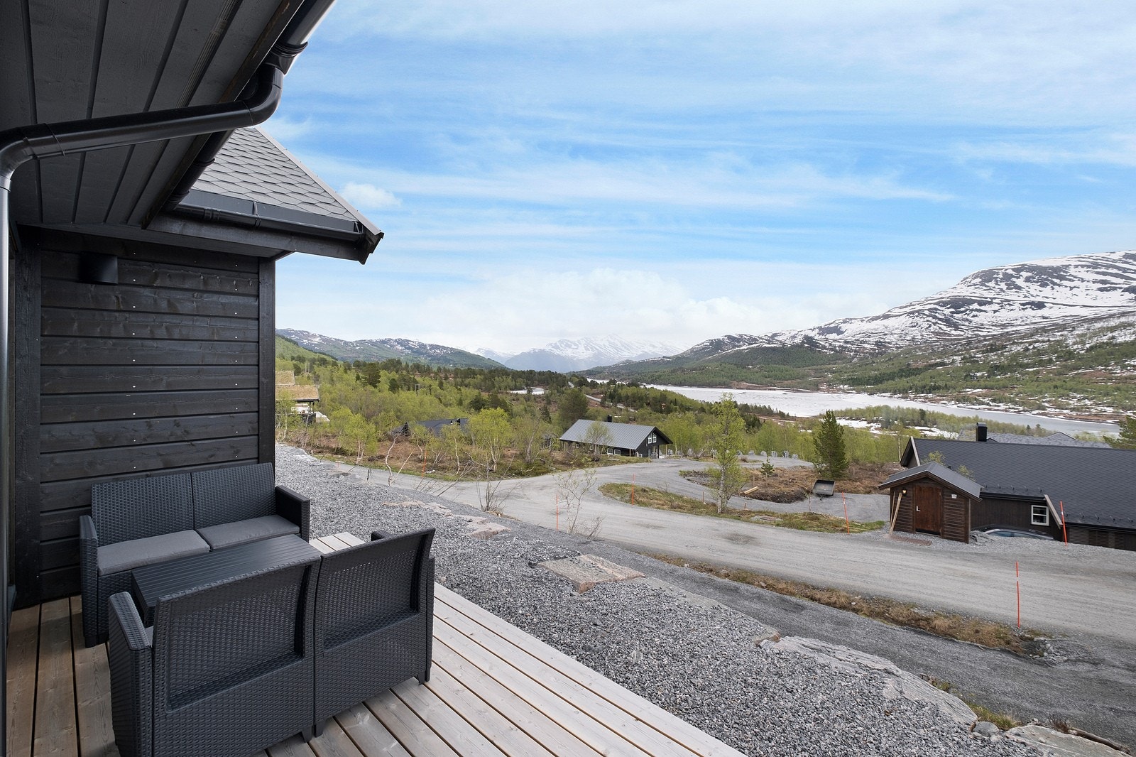 Nydelig utsikt fra hytta Galleribilde