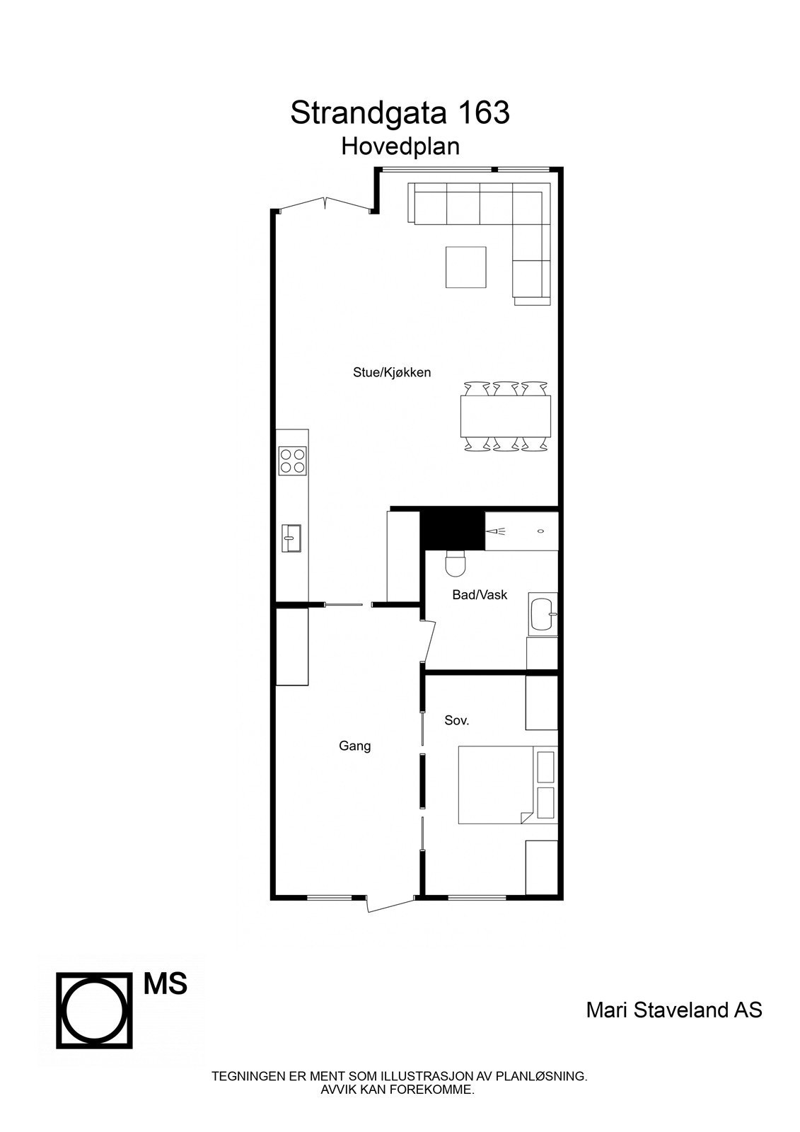 Plantegning. Galleribilde