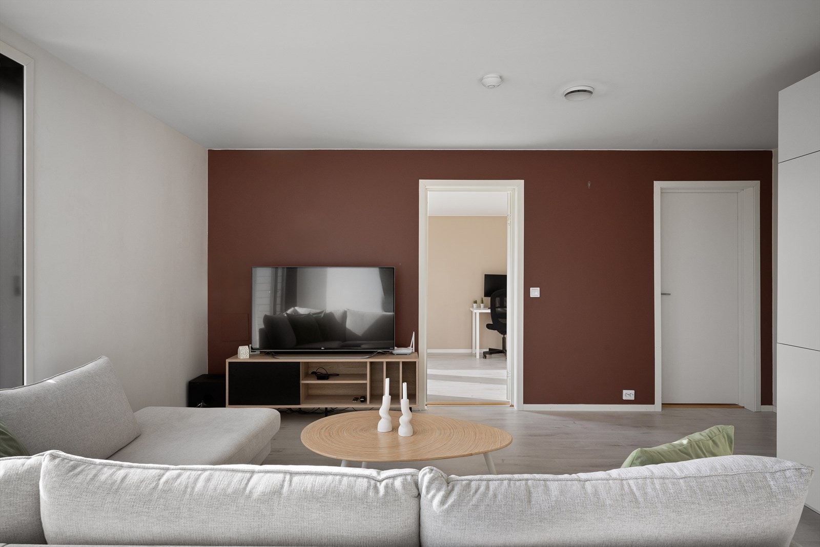 UTLEIEDEL: Delikate toner på veggene gjør rommene lunere. Galleribilde