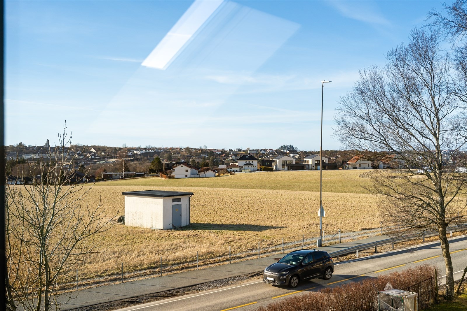 Flott utsikt fra stuevinduene Galleribilde