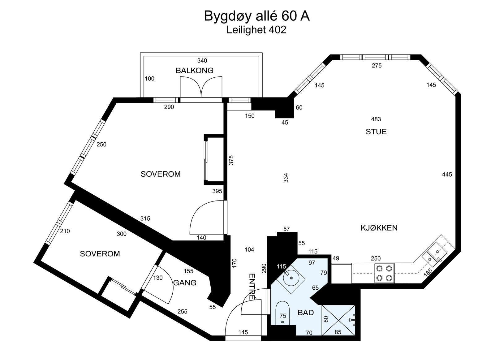 Plantegning Galleribilde