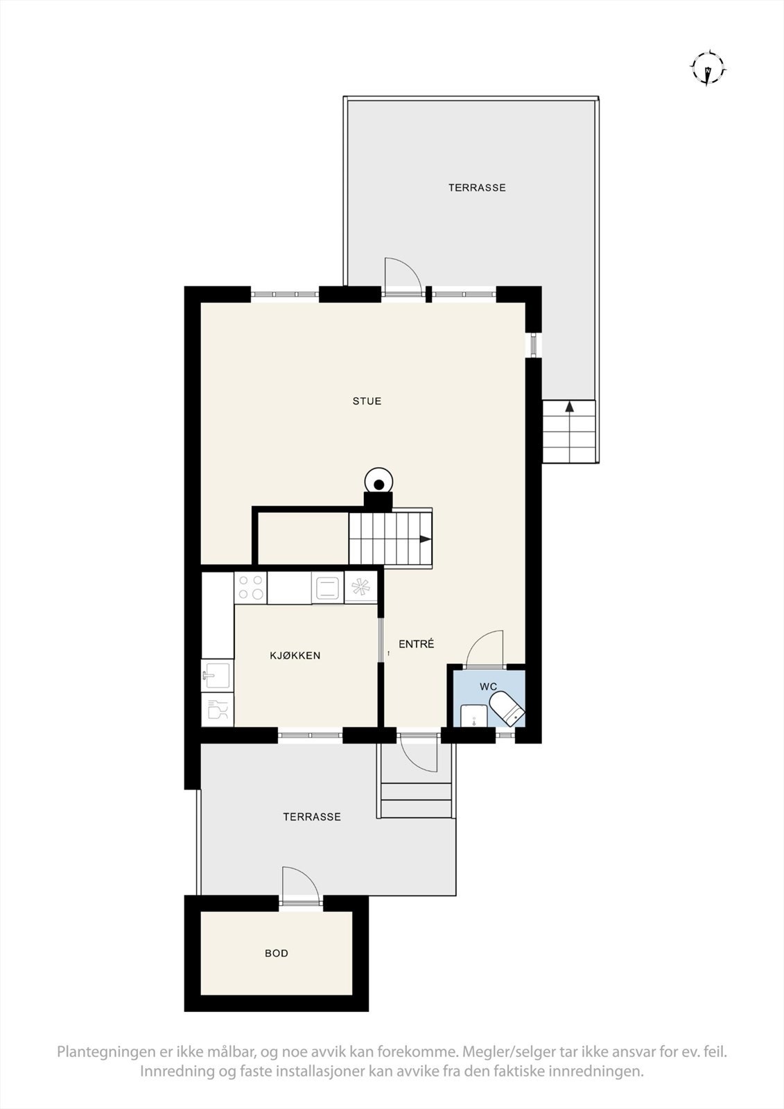 Plantegning - 1. etasje Galleribilde
