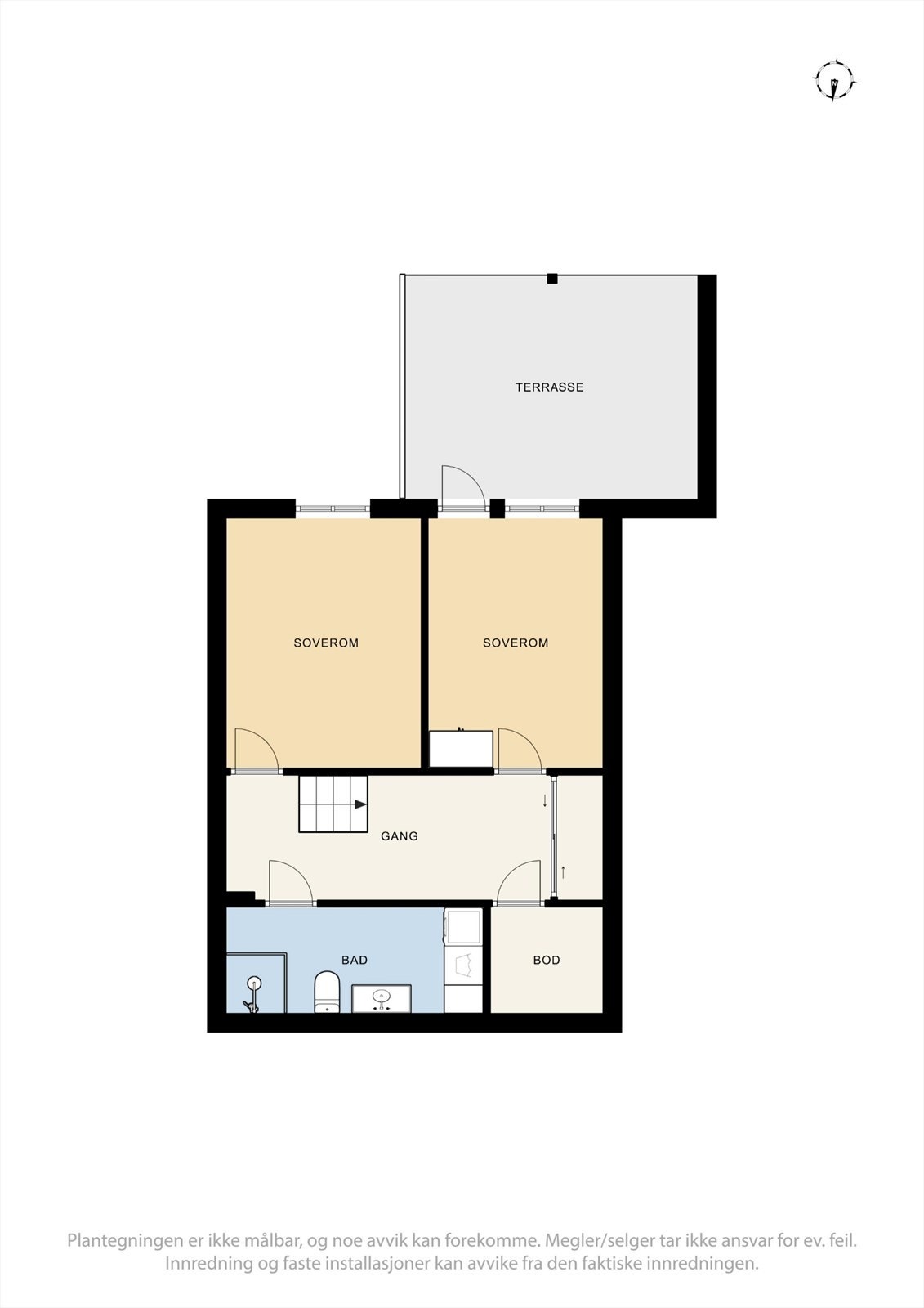 Plantegning - underetasje. Galleribilde